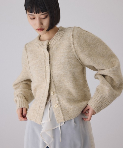 ADAM ET ROPE'（アダムエロペ）の「MIXヤーンカーディガン