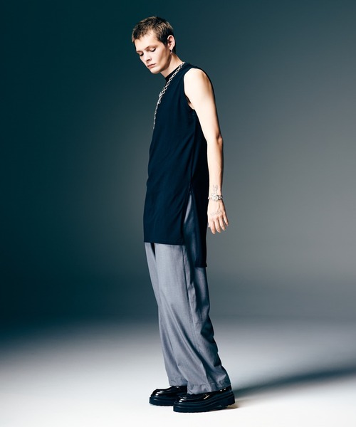 glamb（グラム）の「Blow Tank Top / ブロウタンクトップ（タンクトップ・メンズ・ホワイト/ブラック・S/M/L）」の16枚目の写真