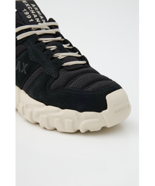 ARMANI EXCHANGE（アルマーニエクスチェンジ）の「AXロゴ チャンキーソール レースアップスニーカー（スニーカー・レディース・グレー/ブラック・7/6/5）」の8枚目の写真