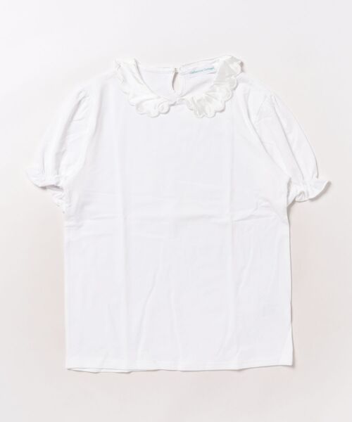 Catherine Cottage（キャサリンコテージ）の「カットソーブラウス　半袖（シャツ/ブラウス・キッズ・ホワイト系1/ホワイト系2・120/110/160/150/130/140）」の12枚目の写真