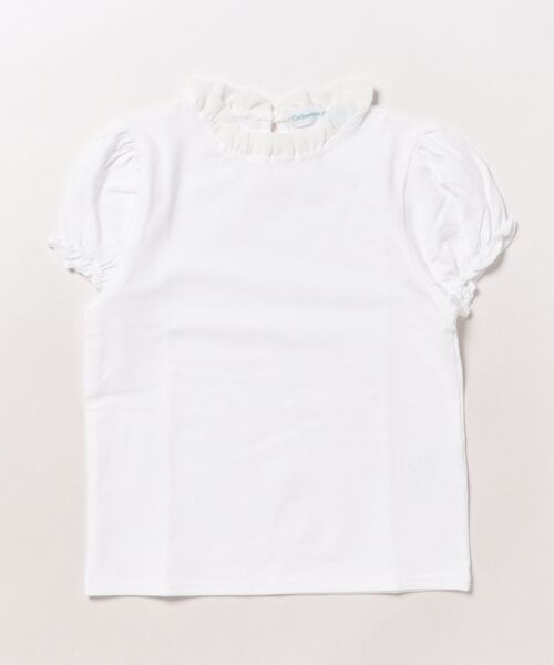 Catherine Cottage（キャサリンコテージ）の「カットソーブラウス　半袖（シャツ/ブラウス・キッズ・ホワイト系1/ホワイト系2・120/110/160/150/130/140）」の11枚目の写真