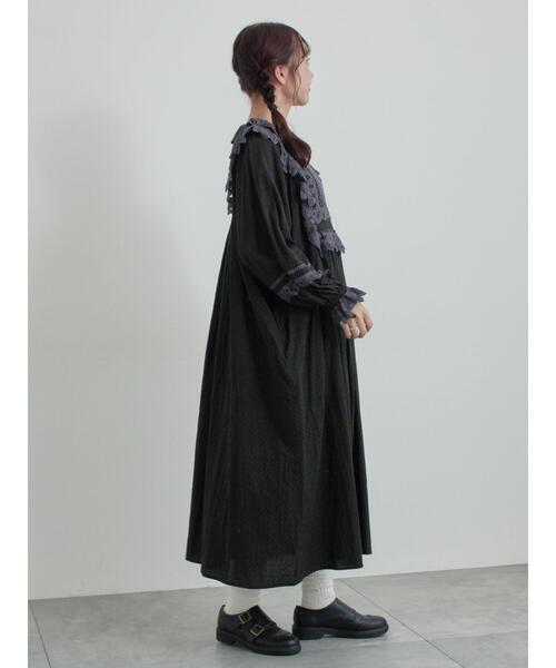 専用TSUHARU by Samansa Mos2 ドビーバテンレースワンピース セール】【WEB限定 Sサイズ】ドビーバテンレースワンピース