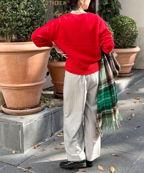 MICO COULIER（ミコクリエ）の「ストライプタックパンツ（その他パンツ・レディース・グレー系その他/ブラウン系その他・36/38）」の17枚目の写真