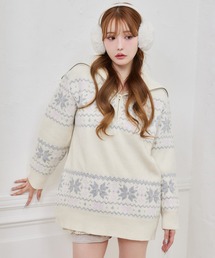 one after another NICE CLAUP | ノルディック柄ニット(ニット/セーター)