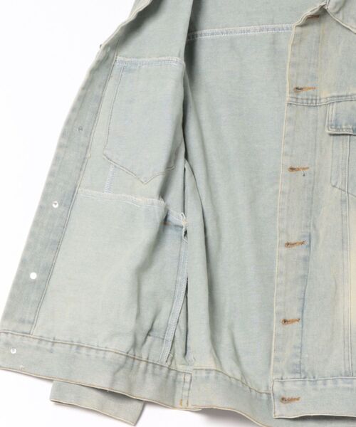 urge:(アージコロン )の「【URGE:】デニムジャケット(デニムジャケット・レディース・ネイビー/ライトブルー・SMALL/MEDIUM/LARGE/X-LARGE)」の4枚目の写真