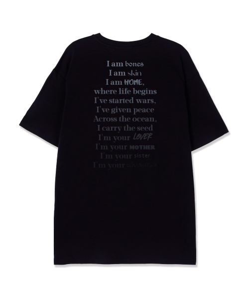 ASTRAL PROJECTION(アストラルプロジェクション)の「アップル スーピマコットン ラウンドネック 半袖Tシャツ_ブラック(Tシャツ/カットソー・メンズ・その他・LARGE/MEDIUM/X-LARGE)」の2枚目の写真