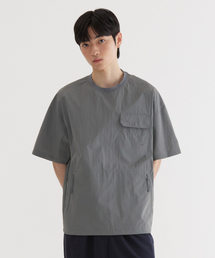 ウーブンユーティリティTシャツSage Gray