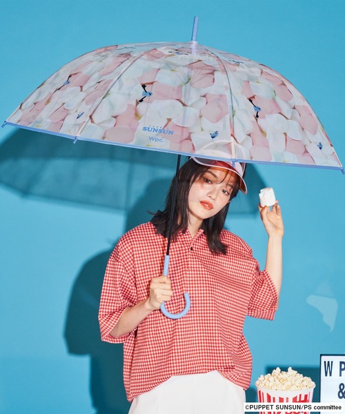 ビニール傘]パペットスンスン × Wpc. マシュマロアンブレラ（長傘