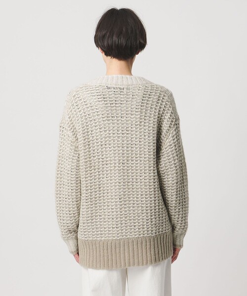 UNITED ARROWS（ユナイテッドアローズ）の「カラーミックス インレイド カーディガン（カーディガン/ボレロ・レディース・ベージュ/ピンク・FREE）」の17枚目の写真