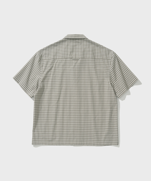 SHIRTER(シャーター)の「NOMAD HALF SHIRT (CHECK BEIGE)(シャツ/ブラウス・メンズ・その他・SMALL/MEDIUM/LARGE)」の2枚目の写真