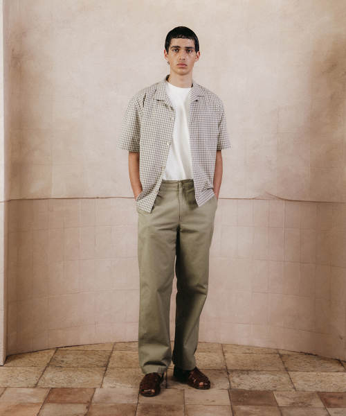 SHIRTER(シャーター)の「NOMAD HALF SHIRT (CHECK BEIGE)(シャツ/ブラウス・メンズ・その他・SMALL/MEDIUM/LARGE)」の3枚目の写真