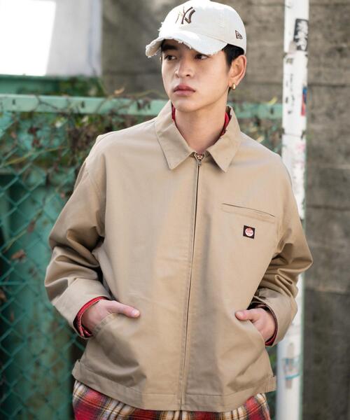 RED KAP(レッドキャップ)の「WEGO/別注RED KAPワークZIPブルゾン(ブルゾン・メンズ・ベージュ/ブラック・MEDIUM/LARGE)」の3枚目の写真