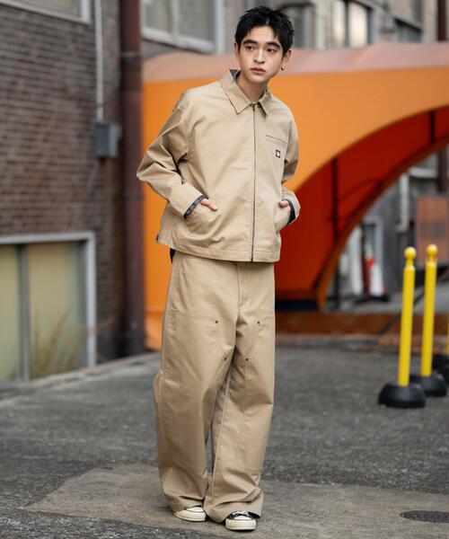 RED KAP(レッドキャップ)の「WEGO/別注RED KAPワークZIPブルゾン(ブルゾン・メンズ・ベージュ/ブラック・MEDIUM/LARGE)」の5枚目の写真