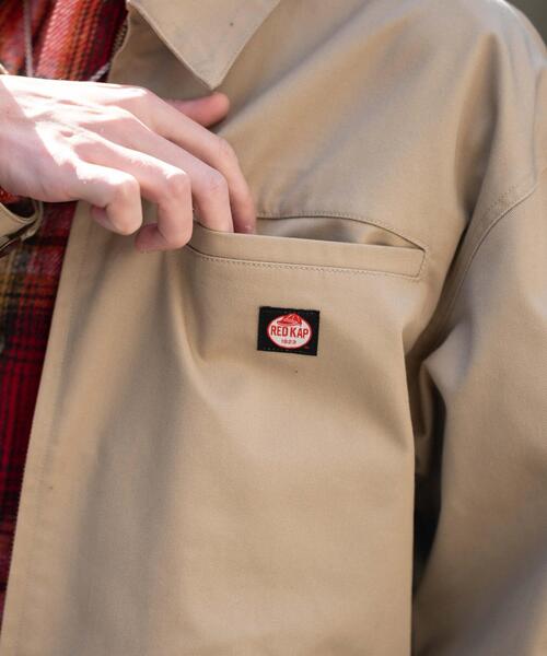 RED KAP(レッドキャップ)の「WEGO/別注RED KAPワークZIPブルゾン(ブルゾン・メンズ・ベージュ/ブラック・MEDIUM/LARGE)」の11枚目の写真