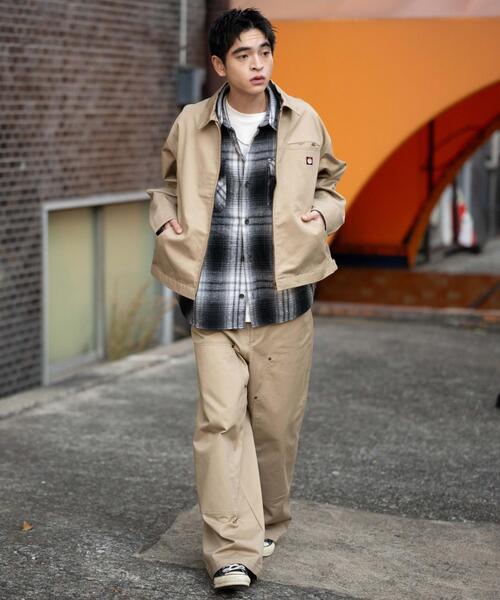 RED KAP(レッドキャップ)の「WEGO/別注RED KAPワークZIPブルゾン(ブルゾン・メンズ・ベージュ/ブラック・MEDIUM/LARGE)」の19枚目の写真