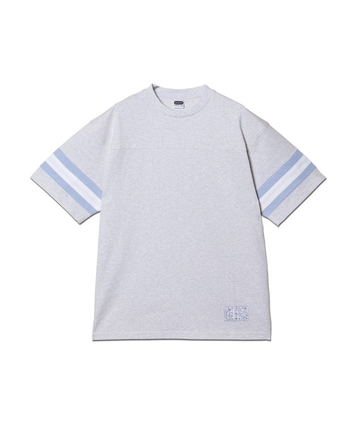 Chocolate Jesus (チョコレートジーザス )の「CJ FOOTBALL SS TEE(Tシャツ/カットソー・メンズ・グリーン/ネイビー/アッシュ・X-LARGE/LARGE/MEDIUM/XX-LARGE)」の1枚目の写真