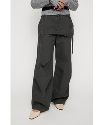 FRONT ZIP GATHER トップス（Tシャツ/カットソー）｜LAGUA GEM