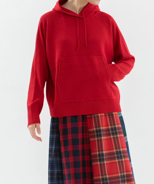 ノップドゥノッド（nop de nod）/12ゲージプレーティング総針プルパーカー セール】12ゲージプレーティング総針プルパーカー（ニット/セーター