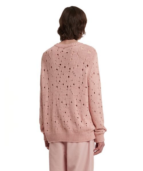 TRUNK PROJECT(トランクプロジェクト)の「Destroyed Cardigan_Pink(カーディガン/ボレロ・メンズ・ピンク・LARGE/SMALL/X-SMALL)」の2枚目の写真