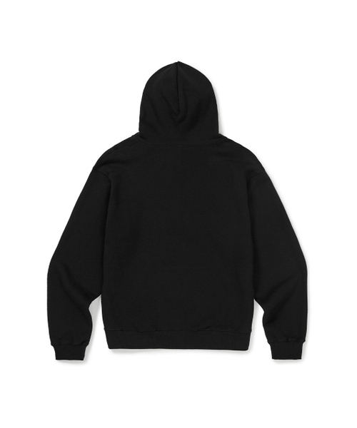 MMLG（エムエムエルジー）の「[Mmlg] MM APLIQUE HOODIE (EVERY BLACK)（パーカー・レディース・その他・LARGE/SMALL/MEDIUM/X-LARGE）」の2枚目の写真