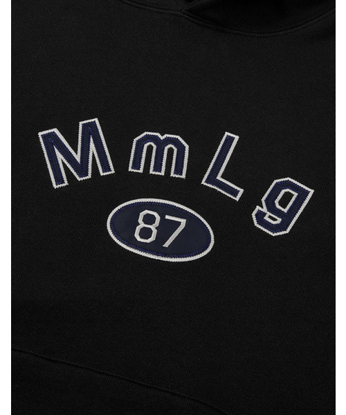 MMLG（エムエムエルジー）の「[Mmlg] MM APLIQUE HOODIE (EVERY BLACK)（パーカー・レディース・その他・LARGE/SMALL/MEDIUM/X-LARGE）」の4枚目の写真