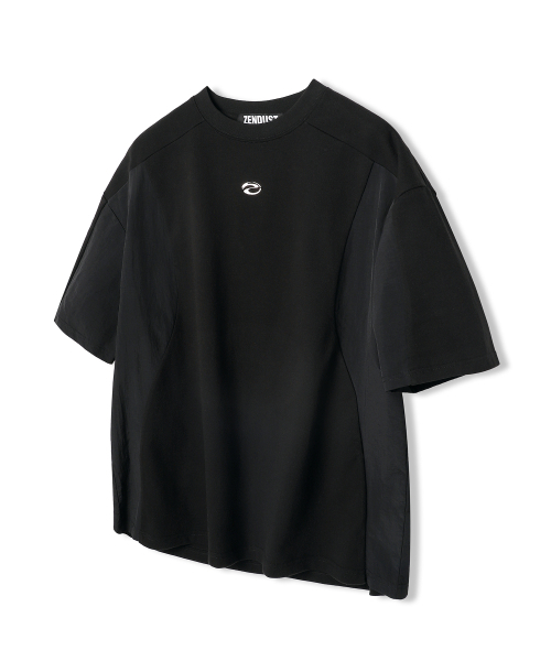 ZENDUST(ジェンダスト)の「Vortex Overfit Tee SALT BLACK(Tシャツ/カットソー・レディース・ブラック・MEDIUM/LARGE)」の3枚目の写真