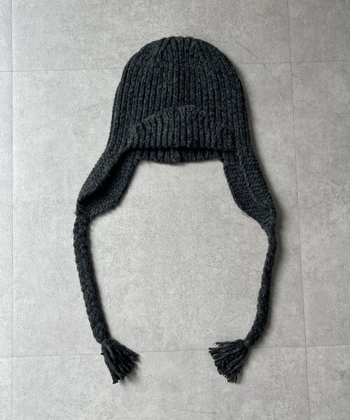 CPCM（シーピーシーエム）の「ニットフライトキャップ（キャップ・レディース・ベージュ/ブラック/グレー・FREE）」の20枚目の写真