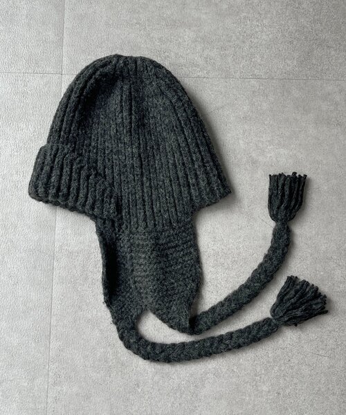 CPCM（シーピーシーエム）の「ニットフライトキャップ（キャップ・レディース・ベージュ/ブラック/グレー・FREE）」の21枚目の写真