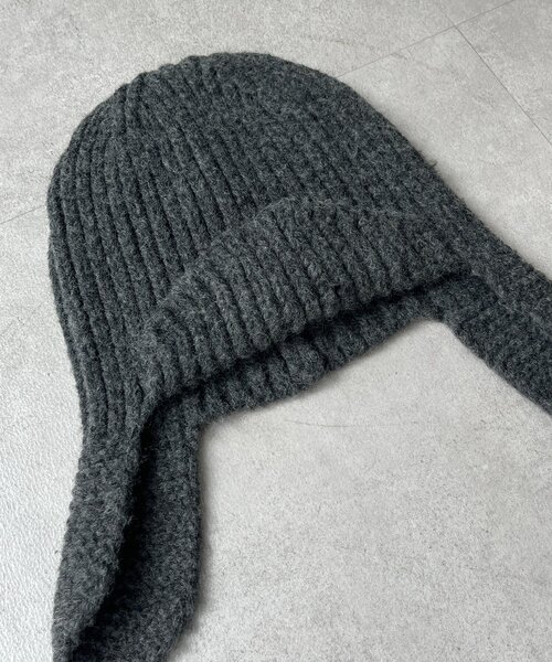 CPCM（シーピーシーエム）の「ニットフライトキャップ（キャップ・レディース・ベージュ/ブラック/グレー・FREE）」の22枚目の写真