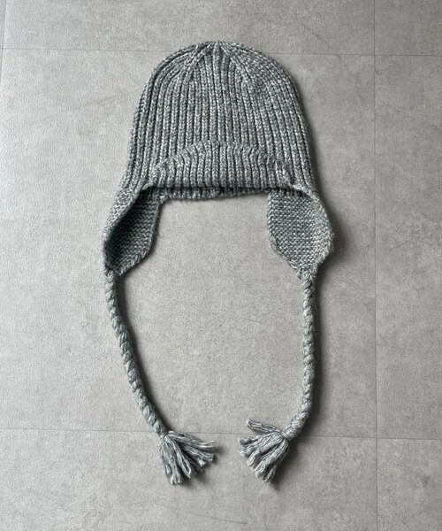 CPCM（シーピーシーエム）の「ニットフライトキャップ（キャップ・レディース・ベージュ/ブラック/グレー・FREE）」の12枚目の写真