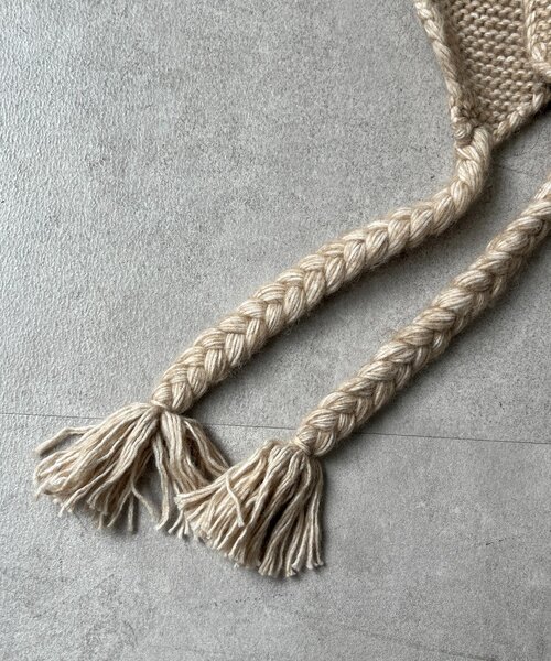 CPCM（シーピーシーエム）の「ニットフライトキャップ（キャップ・レディース・ベージュ/ブラック/グレー・FREE）」の4枚目の写真