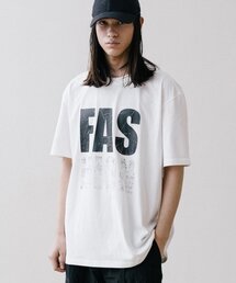 FAS スクラッチTシャツ_ホワイト