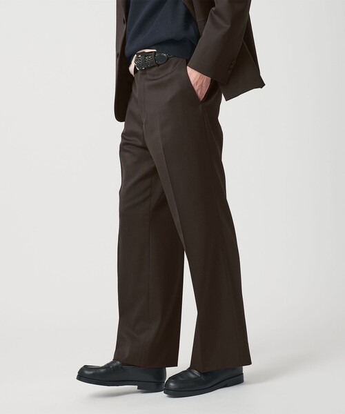 BEAUTY&YOUTH UNITED ARROWS(ビューティーアンドユースユナイテッドアローズ)の「スリーク TW フレア パンツ NO.9(スラックス・メンズ・ダークブラウン・XL/L/M/S)」の3枚目の写真