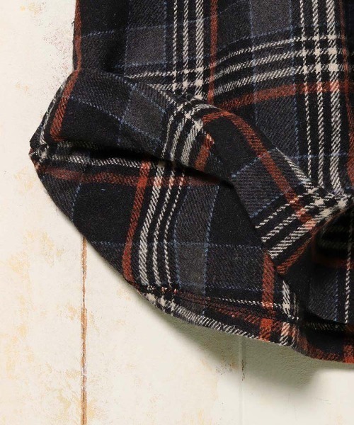 Bleu Bleuet（ブルーブルーエ）の「チェックフレアタックスカート（スカート・レディース・ネイビー/ブラック・FREE）」の5枚目の写真