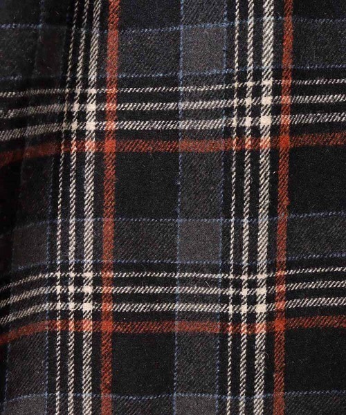 Bleu Bleuet（ブルーブルーエ）の「チェックフレアタックスカート（スカート・レディース・ネイビー/ブラック・FREE）」の7枚目の写真