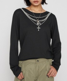 PENDANT PRINT ロングスリーブTシャツ