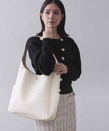 OPAQUE.CLIP | シュリンク合皮ワンハンドルトートバッグ【軽量／A4サイズ対応】(トートバッグ)