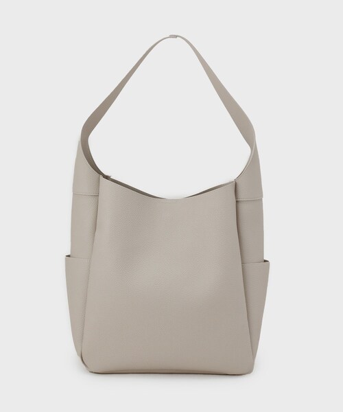 OPAQUE.CLIP（オペークドットクリップ）の「シュリンク合皮ワンハンドルトートバッグ【軽量／A4サイズ対応】（トートバッグ・レディース・ナチュラル/アイボリー/ブラック・00）」の14枚目の写真