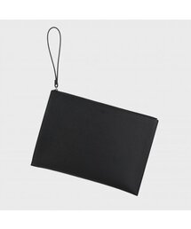 PROXY.L（プロキシエル）の「Zip-handle clutch regular (Black)（クラッチバッグ）」