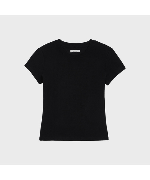 ALKI ALKA(アルキアルカ)の「Slim T-Shirt (Black)(Tシャツ/カットソー・レディース・ブラック・FREE)」の1枚目の写真