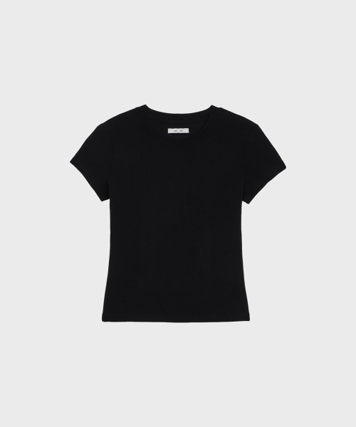 ALKI ALKA(アルキアルカ)の「Slim T-Shirt (Black)(Tシャツ/カットソー・レディース・ブラック・FREE)」の2枚目の写真
