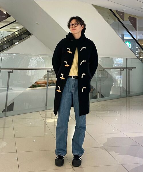GCLIP（ジクリップ）の「ブルーウォッシュワイドロングデニムパンツ（デニムパンツ・レディース・ブルー・38/36/34/32/30/26/28）」の16枚目の写真