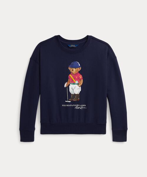 Polo ベア フリース ボクシー スウェットシャツ