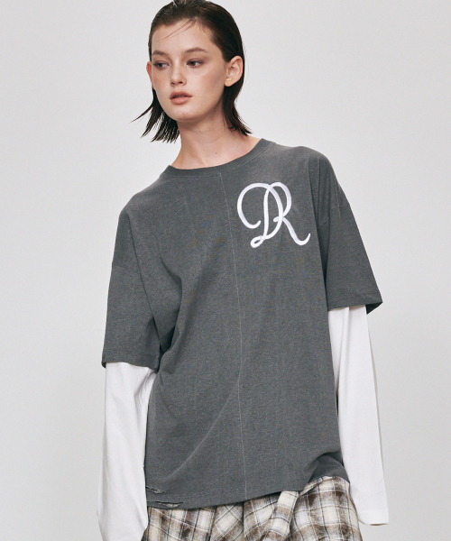 DEARMYDEER(ディアマイディア)の「ディアDRカットオフレイヤードロングスリーブ(Tシャツ/カットソー・レディース・その他・FREE)」の3枚目の写真