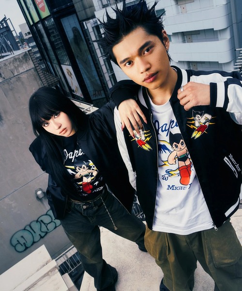 HOMEGAME（ホームゲーム）の「HOMEGAME x 鉄腕アトム - ジャケット[HOMEGAME x ATOM SOUVENIR JACKET HG251001]（ブルゾン・メンズ・ブラック・XX-LARGE/X-LARGE/LARGE/MEDIUM/SMALL）」の21枚目の写真