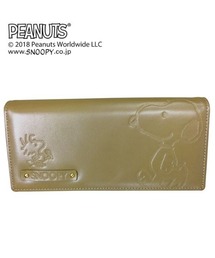 SNOOPY（スヌーピー）の「スヌーピー ウォーク 長財布 ゴールド OS（財布）」