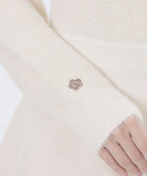 MARY QUANT（マリークワント）の「オフショルリボンニット ワンピース（ワンピース・レディース・ブラック/アイボリー/ブルー・M）」の16枚目の写真