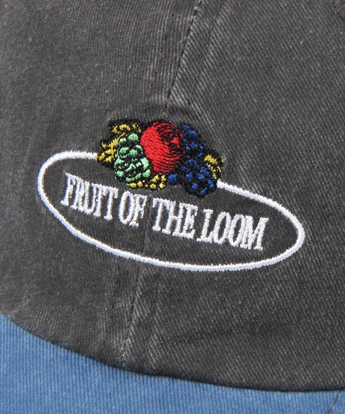 FRUIT OF THE LOOM（フルーツオブザルーム）の「【FRUIT OF THE LOOM】ピグメントロゴCAP（キャップ・メンズ・ベージュ/ブルー・FREE）」の11枚目の写真