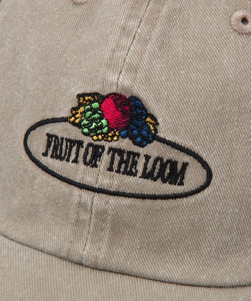 FRUIT OF THE LOOM（フルーツオブザルーム）の「【FRUIT OF THE LOOM】ピグメントロゴCAP（キャップ・メンズ・ベージュ/ブルー・FREE）」の16枚目の写真