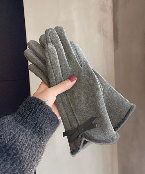 セール】ミニリボン手袋（手袋）｜IRADOWL（アイラドール）の